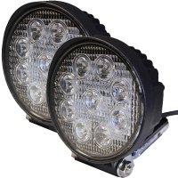 autvivid 27w 9led Round Flood LED