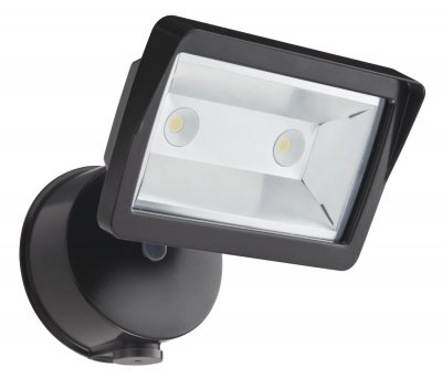 OLFL 14 PE BZ M4 Security LED Dusk-to-Dawn Floodlight