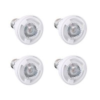 (4 PACK) PAR20 LED Bulb, 7W (50W Equivalent) 4000K Cool White, F