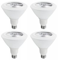 4-Pack 18W Dimmable PAR38 LED Bulb