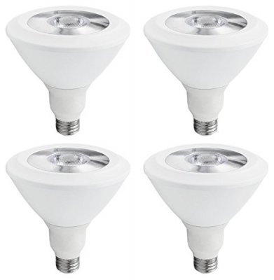 4-Pack 18W Dimmable PAR38 LED Bulb