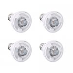 (4 PACK) PAR20 LED Bulb, 7W (50W Equivalent) 4000K Cool White, F