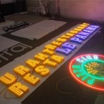 Led Punching Signs