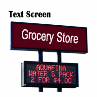 Text Screen Signs